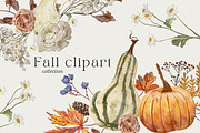 Autumn Fall Watercolor Set, an Illustration by NassyArt (Thumbnail 3 of 11)