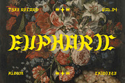Fourient - Blackletter Gothic Font, a Blackletter Font by Dhabee (Thumbnail 2 of 11)