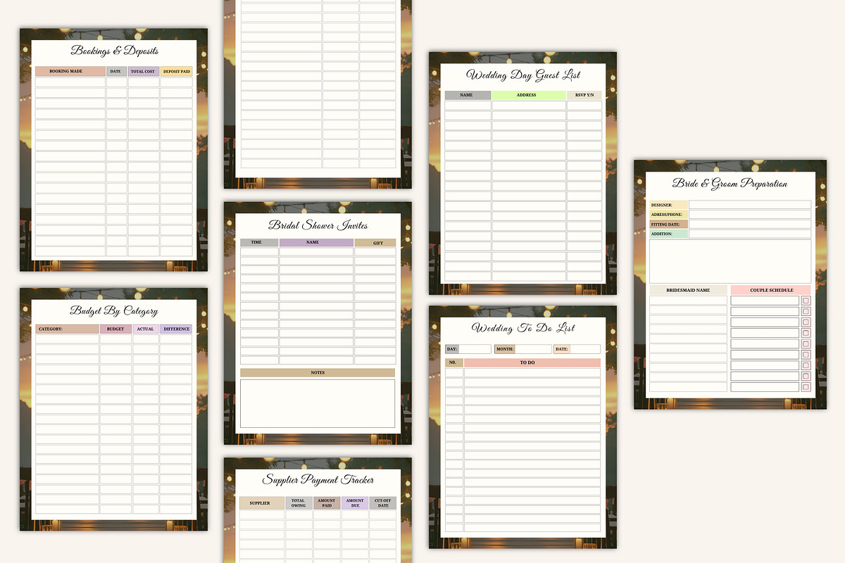 2026 Wedding Planning Companion, a Stationery Template by Designmela01 (Photo 8 of 10)