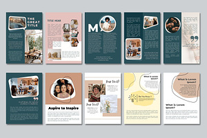 80 Ebook Workbook Template Canva