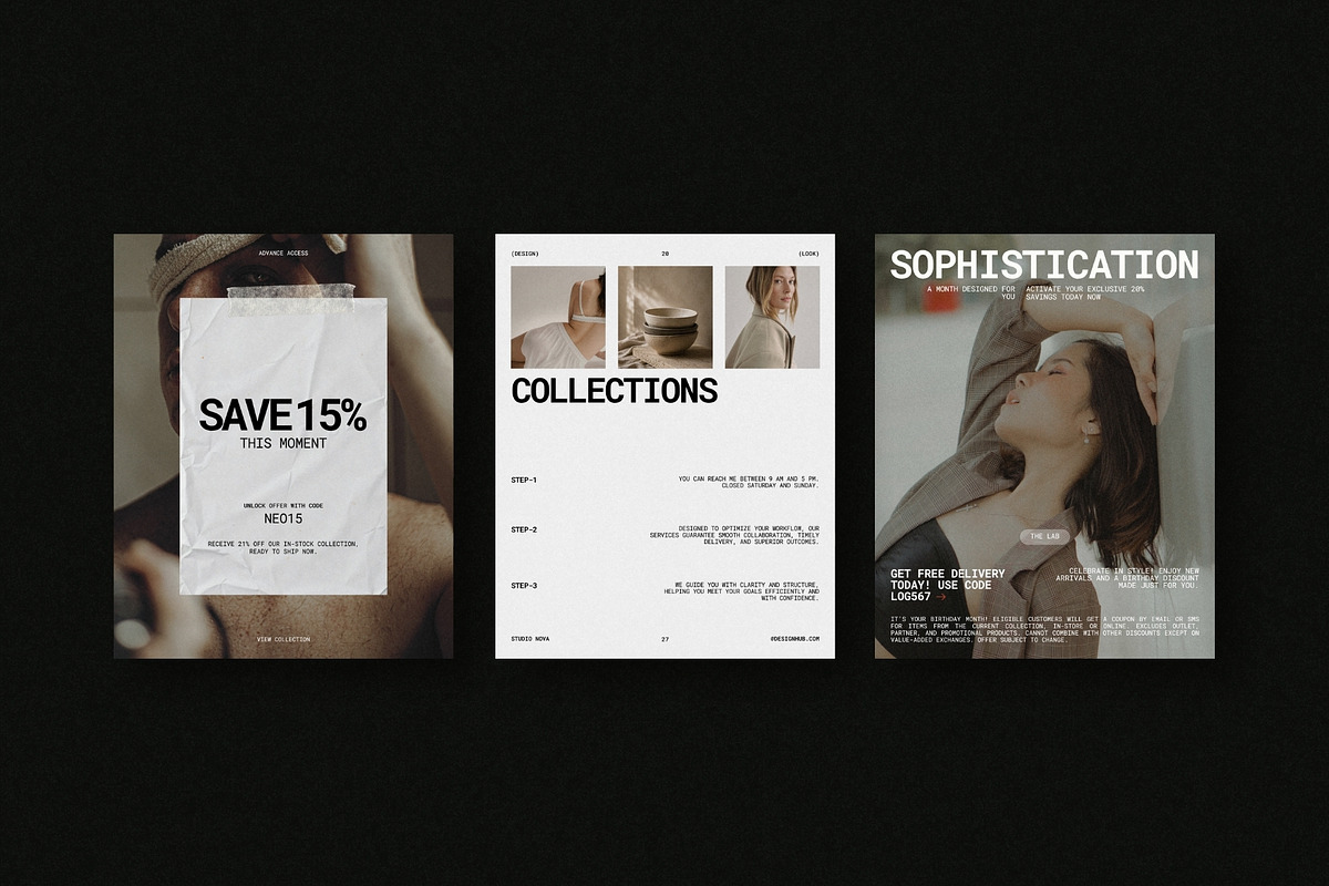 ZENO | Instagram Post & Story (III), a Social Media Template by The Aesthetic Studio (Photo 5 of 10)