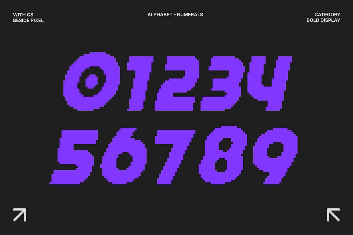 CS Beside Pixel, a Sans Serif Font by Craft Supply Co. (Photo 6 of 8)