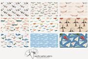 70 (kids) planes seamless pattern, a Pattern Graphic by Poppy Lane Studio (Thumbnail 3 of 10)