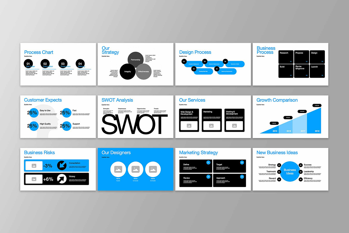 Business Plan Slide Template 4, a Templates & Theme by White Owl (Photo 4 of 5)