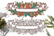 Hand Drawn Christmas Elements, a Decorative Illustration by alexrockheart (Thumbnail 8 of 9)