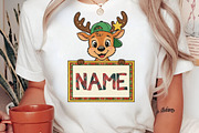 Personalized Christmas Kids Name Png, an Illustration by Libby Wishes (Thumbnail 3 of 9)