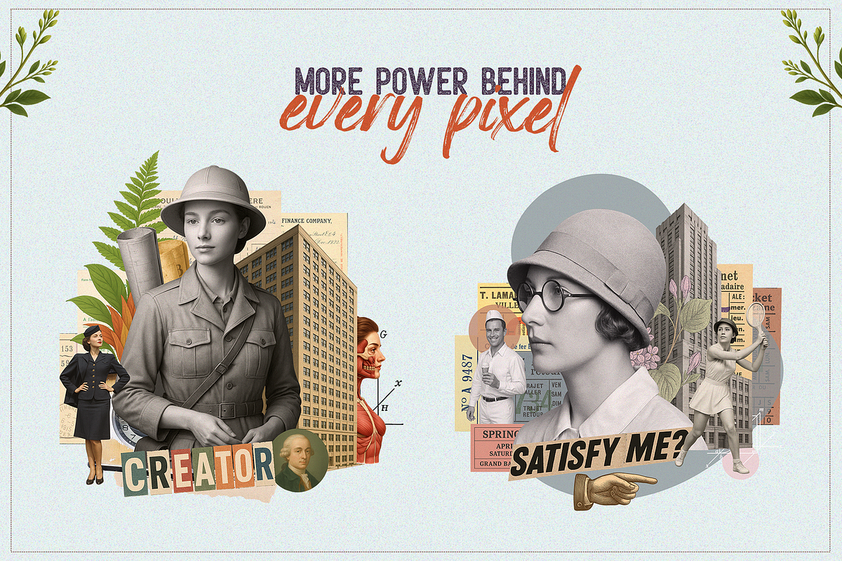 Oh So Vintage Collage Creator, an Object Graphic by SNIPESCIENTIST (Photo 14 of 30)