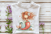 Whimsical Polka Dot Summer Clipart, an Illustration by OK Design (Thumbnail 6 of 6)
