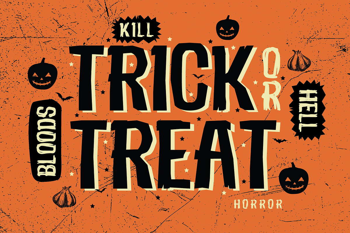 JARIAN ; Halloween Typeface preview 6