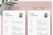 Word Resume & Cover Letter Template, a Resume Template by DemeDesign (Thumbnail 2 of 8)