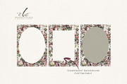 Blush & Burgundy Watercolor Flowers, a Texture Illustration by slowlivecreate (Thumbnail 4 of 6)