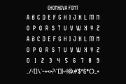 Chonkova - Modern Sans Font, a Sans Serif Font by Iqsiart Studio (Thumbnail 5 of 6)