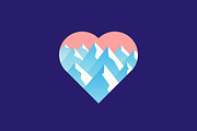 Love Mountains Badge, an Illustration by tetiana.svirska (Thumbnail 3 of 4)