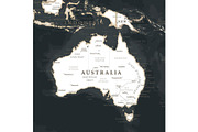 Vector World Map - Pacific View, a Graphic by PorcuPen Works (Thumbnail 5 of 6)