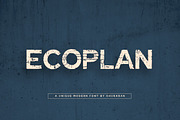 Ecoplan, a Sans Serif Font by khurasan (Thumbnail 1 of 5)