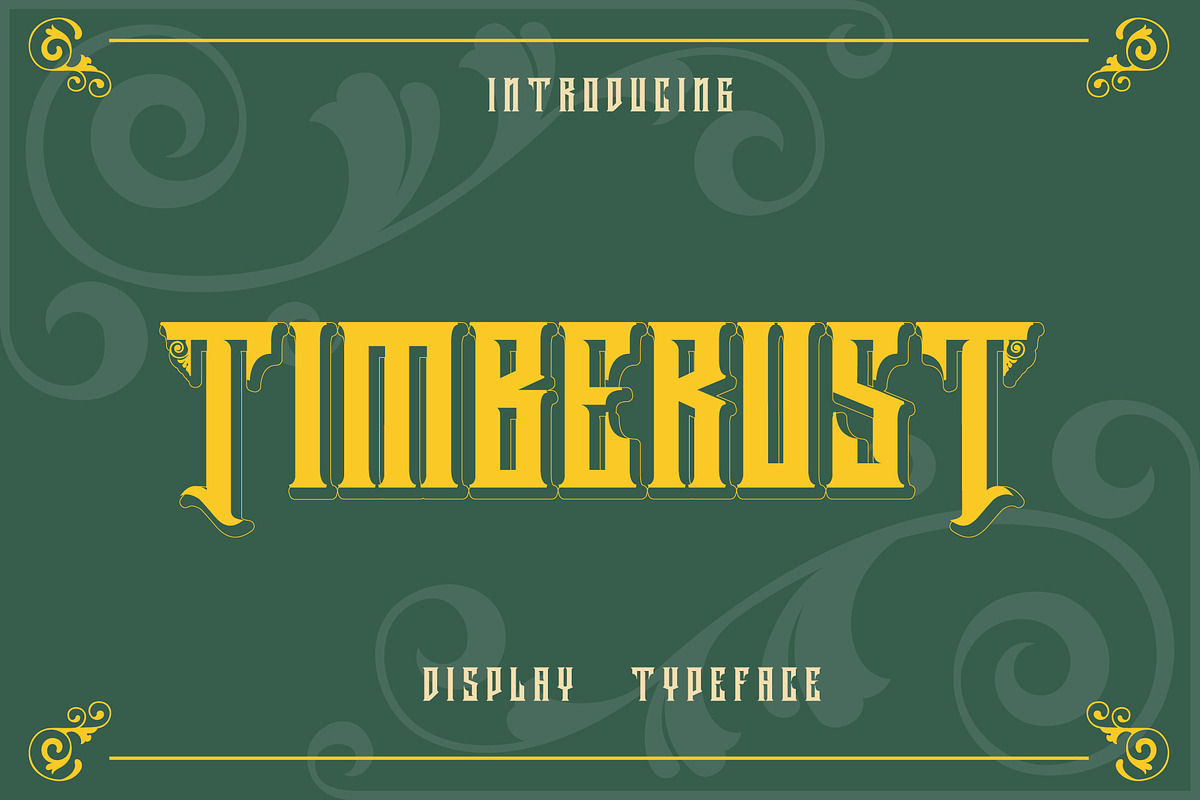 Timberust, a Blackletter Font by greatypes studio (Photo 1 of 9)