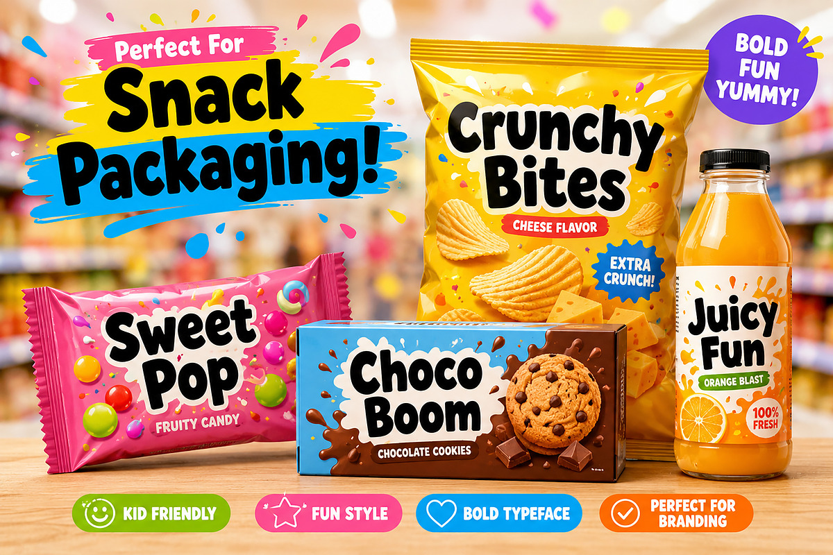 Crunchy Fun, a Slab Serif Font by Wow Magic (Photo 3 of 4)