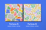 Colorful Pattern Set, a Pattern Graphic by Dedraw Studio (Thumbnail 2 of 14)