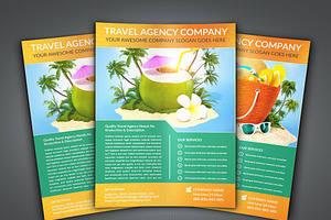 Travel Agency Flyer Leaflet