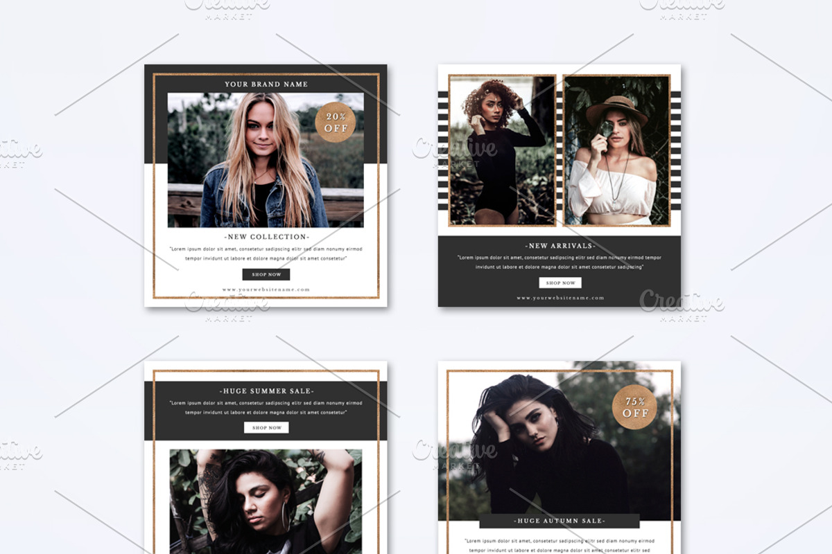 Social Media Templates Set, a Social Media Template by NM-Design-Studio (Photo 3 of 3)