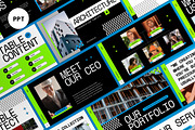 Black Architecture Power Point, a Presentation Template by graphicook (Thumbnail 1 of 4)