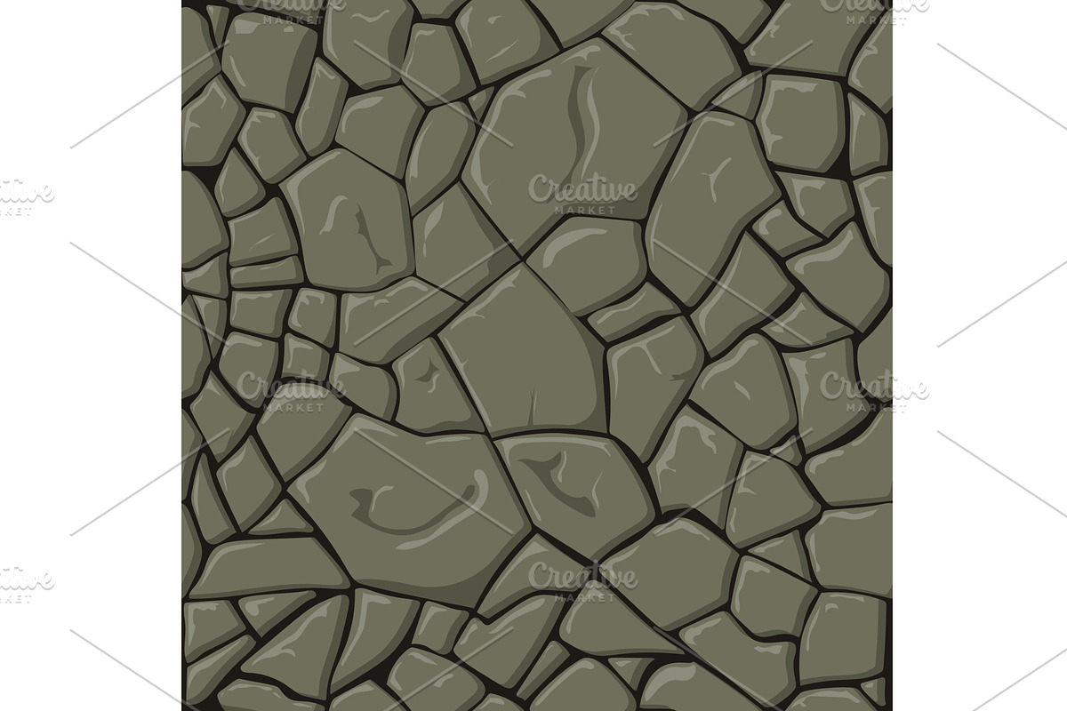 Brown stone seamless background, a Texture Illustration by piter.goskov
