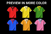 polo shirt mockup, a Shirt Mockup by yalanois (Thumbnail 3 of 5)