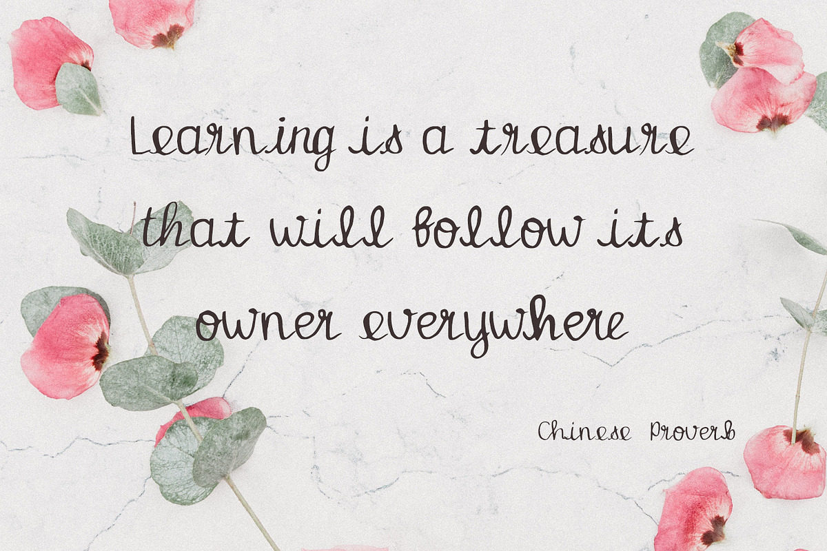 Magnolia Font preview 7
