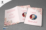 Funeral Program Template Flower, a Brochure Template by Madhabi Studio (Thumbnail 1 of 5)