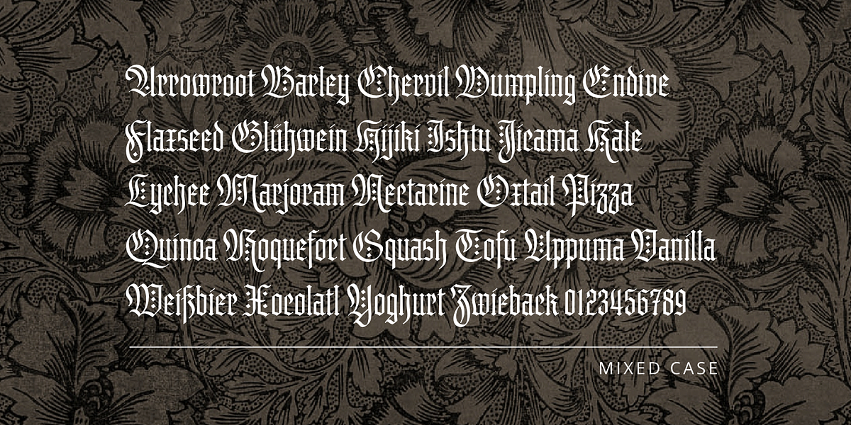 Brilliance, a Blackletter Font by Catharsis Fonts (Photo 2 of 8)