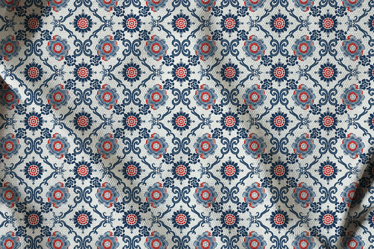 Chinoiserie Floral Seamless Pattern, a Pattern Graphic by Olya Creative (Photo 13 of 20)