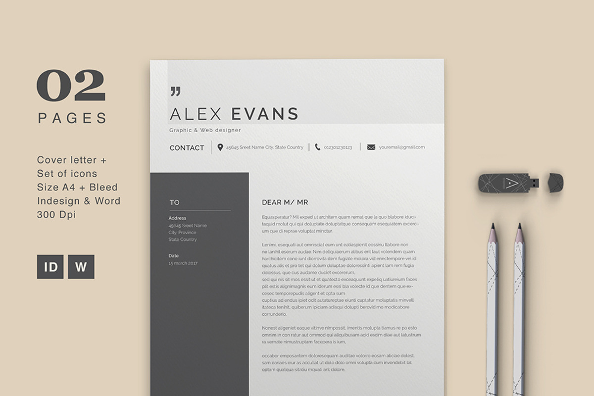 Resume Alex, a Resume Template by Astut (Photo 3 of 4)