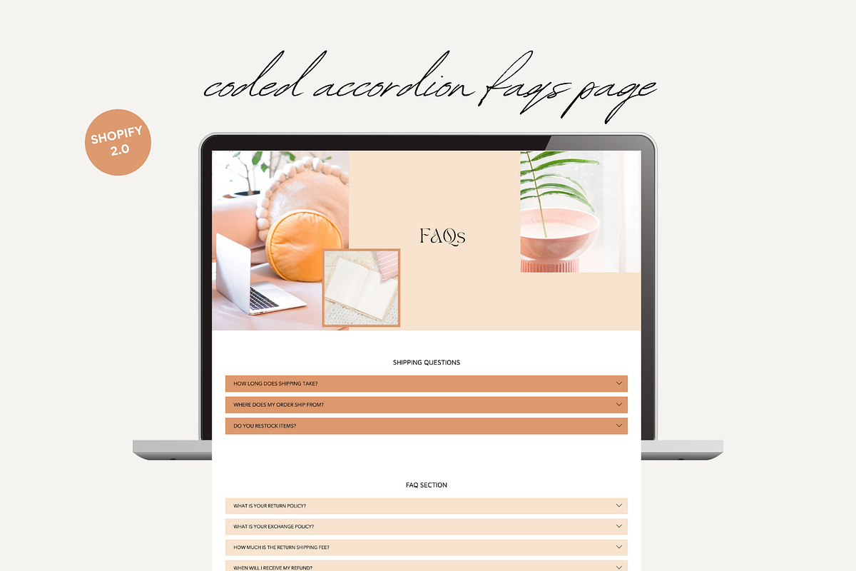 Easy Shopify Theme | Blushing Boho, a Shopify Template by Easy Website Themes (Photo 4 of 11)