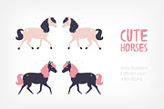 Little pink horse, an Animal Illustration by Good Studio (Thumbnail 1 of 4)