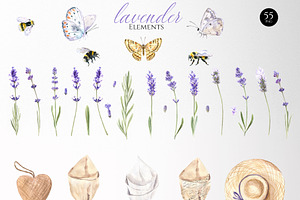 Lavender Story Watercolor Set