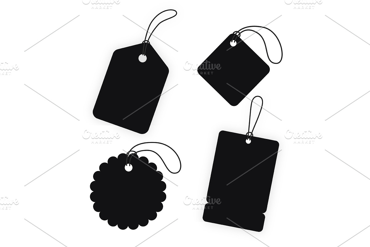 Sales tags template collection, an Object Illustration by Elen_Art