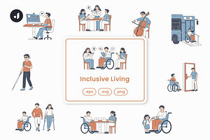 Inclusive Living Illustration