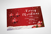 Christmas Postcard Templates, a Card Template by AfzaalGraphics (Thumbnail 3 of 4)