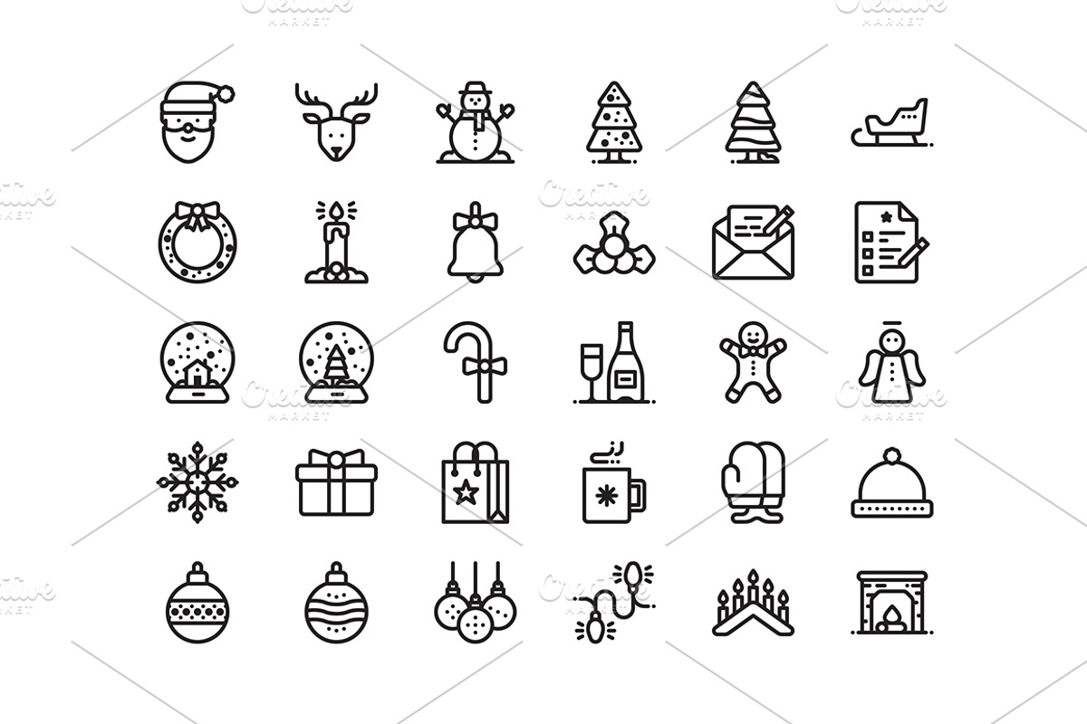 320 + icons outline style, an Icon by Mir store (Photo 11 of 11)