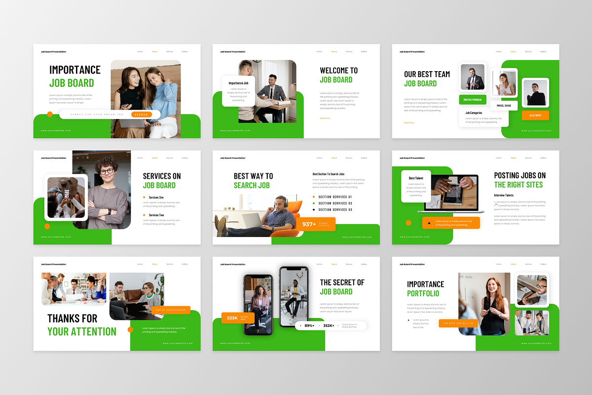 Importance Job - Job Board Keynote, a Presentation Template by GraphauseProject (Photo 4 of 6)