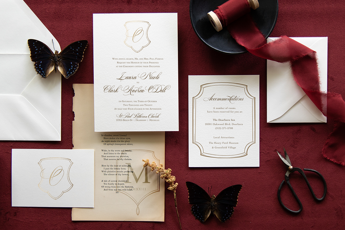 Classic Illustrated Wedding Crests, an Illustration by Blushed Design by Katrina (Photo 2 of 5)