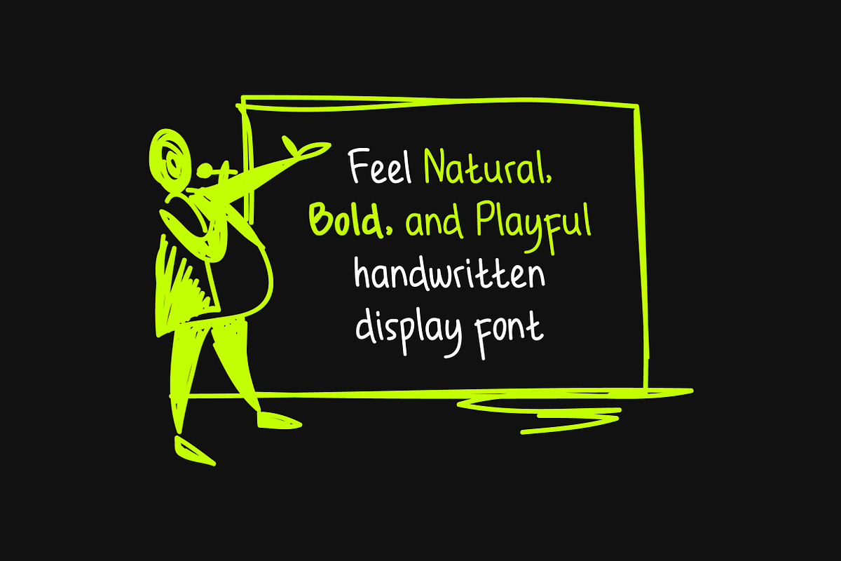 Bold Marker | Natural & Bold Display, a Handwritten Font by Lettertype Studio (Photo 3 of 15)