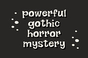 SCQORY - Halloween Horror Typeface, a Handwritten Font by Boril Std (Thumbnail 8 of 10)