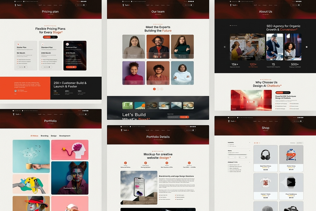 Tech Ai - Startup Agency Theme, a WordPress Template by ThemesRain (Photo 2 of 3)