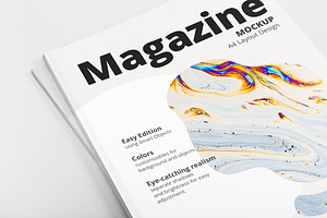 A4 Magazine Mockup 02