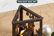 Tealight Holder, Xmas Table Centerpi, a Graphic by AtacanDigital (Thumbnail 10 of 10)
