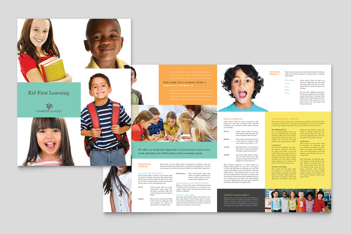 School Brochure Template, a Brochure Template by StockLayouts (Photo 4 of 4)