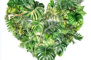 A frame in the shape of a heart, an Abstract Photo by Imaginarium