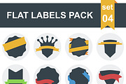 48 Flat labels pack, a Templates & Theme by Nerokanji_Designs (Thumbnail 2 of 4)