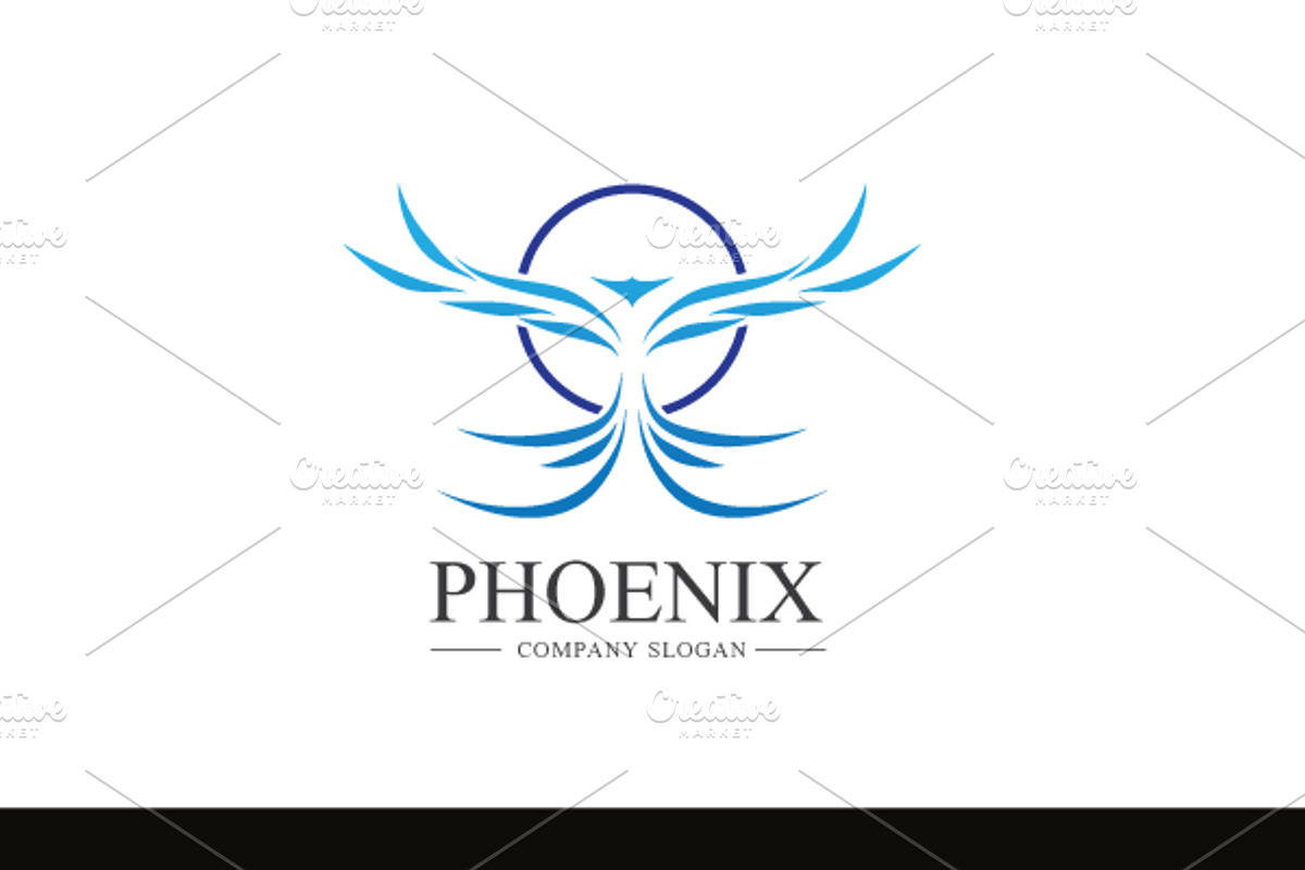 Blue Phoenix, a Branding & Logo Template by Vectorwins Premium Shop